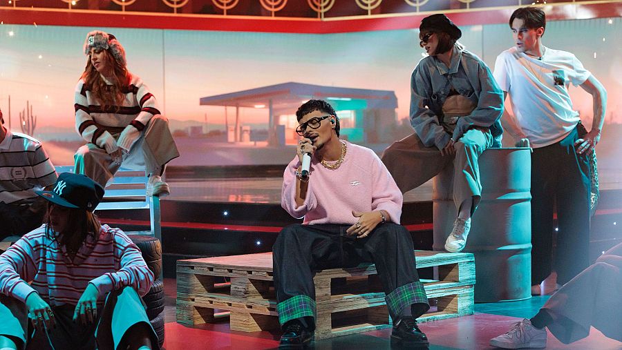 Abraham Mateo, durante su especial de Nochebuena