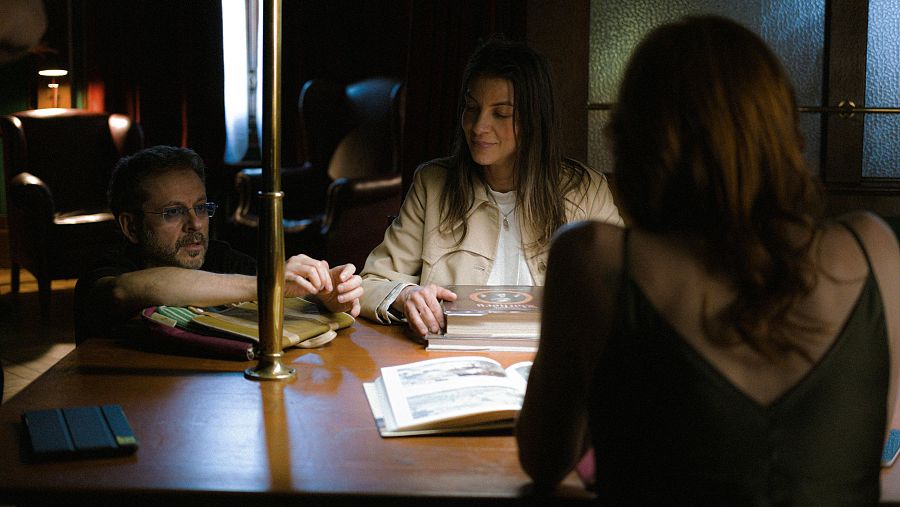 Juanma Bajo Ulloa, en el rodaje de 'El mal'.