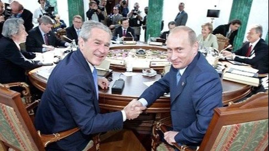 Imagen de archivo de Bush y Putin