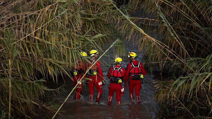 Desaparecidos por el temporal en Andalucía.