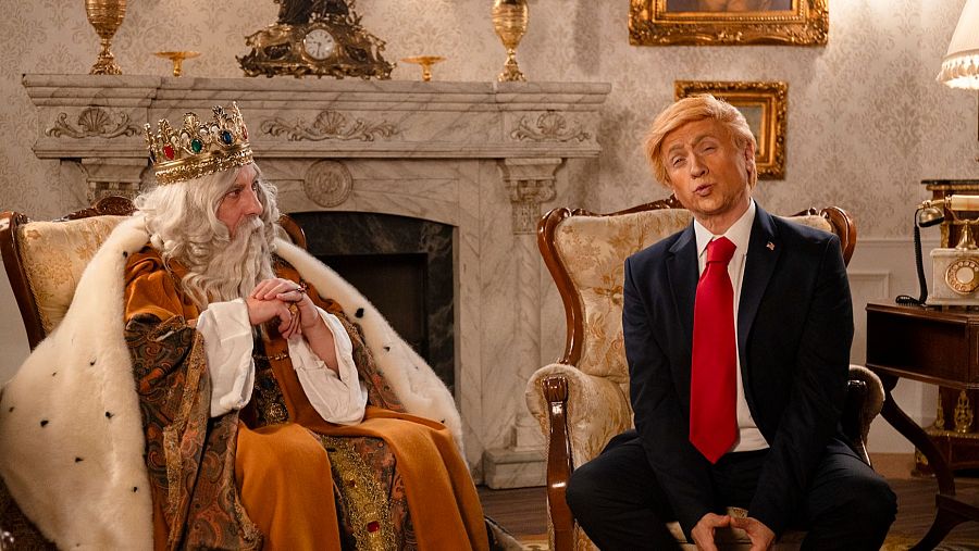 Una Nochevieja de sketches de humor con el sello característico del humorista