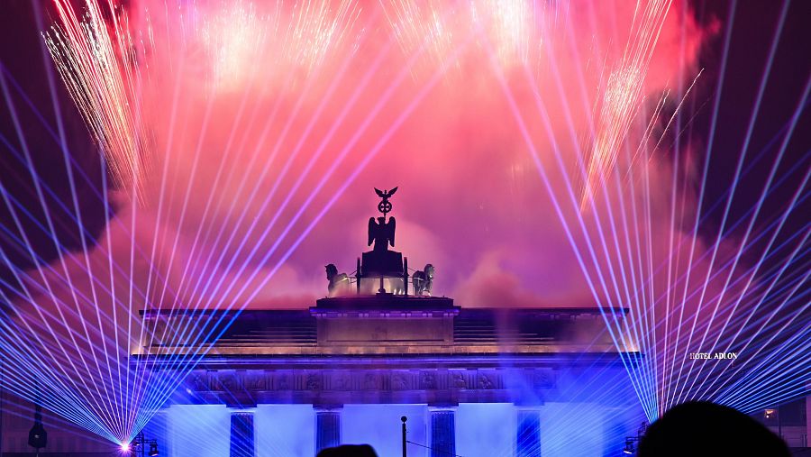 Celebración del año nuevo en Berlín