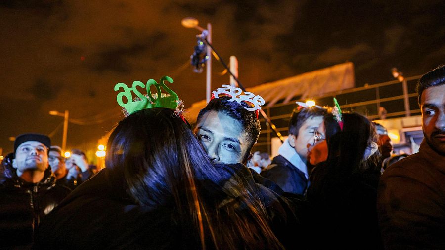 Celebración de la llegada del 2026 en Barcelona