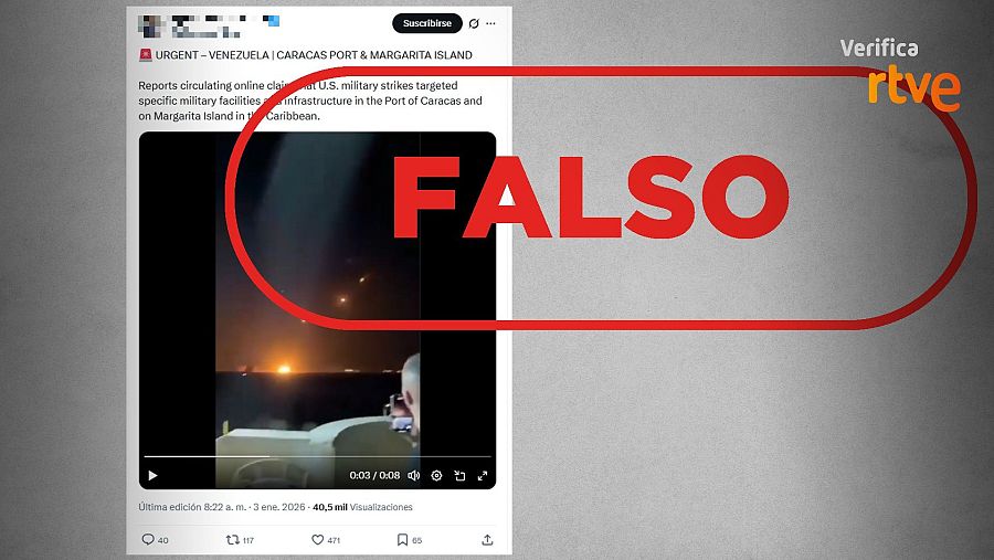 Mensaje que difunde como si fuera el Caribe un vídeo grabado en Israel