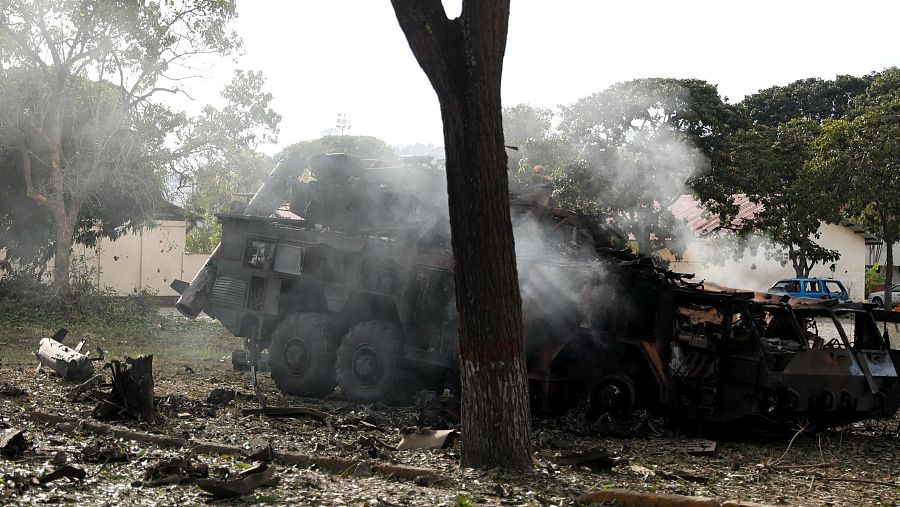 Daños tras el ataque de EE.UU. en Venezuela