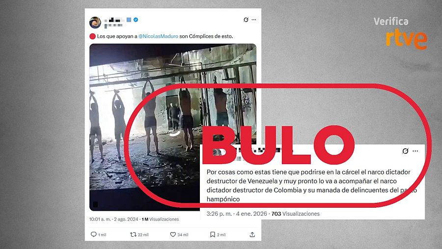 Escena de una película que se difunde como si fueran torturas reales en Venezuela