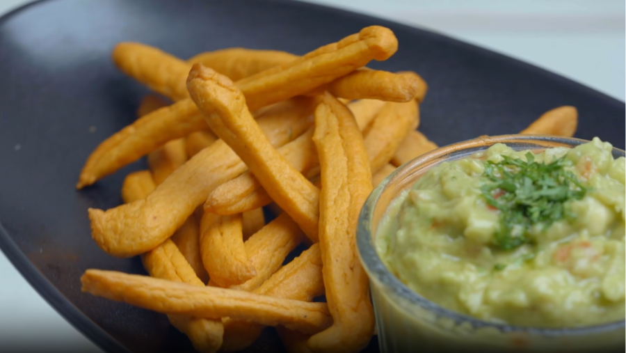 Els bastonets de cigrons són un snack ideal per picar entre hores.