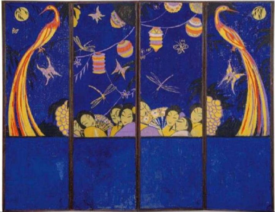 Un biombo de Salvador Dalí