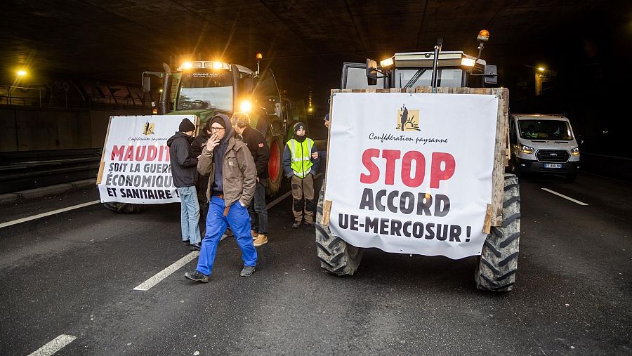 Francia vota en contra del acuerdo entre la UE y el Mercosur en medio de las protestas de agricultores en el país