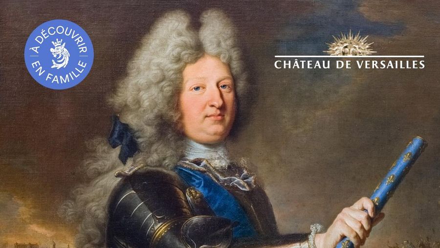 Cartel promocional de la exposición en el Palacio de Versalles