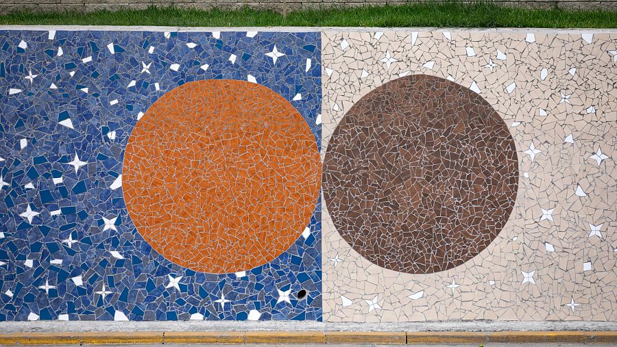 Fragmento de un mosaico de Andrea Canepa