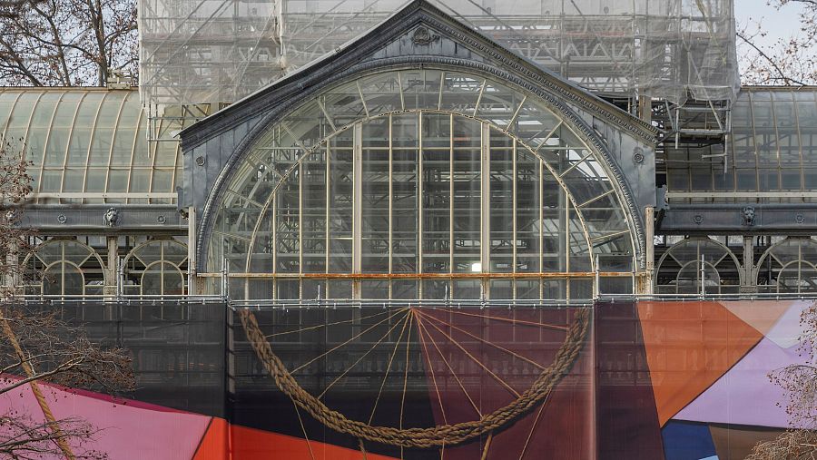 Detalle de la instalación 'Fardo'