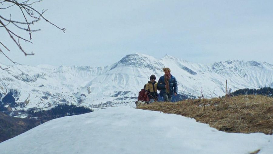 Sandra pasea junto a su hijo Daniel en 'Anatomía de una caída'