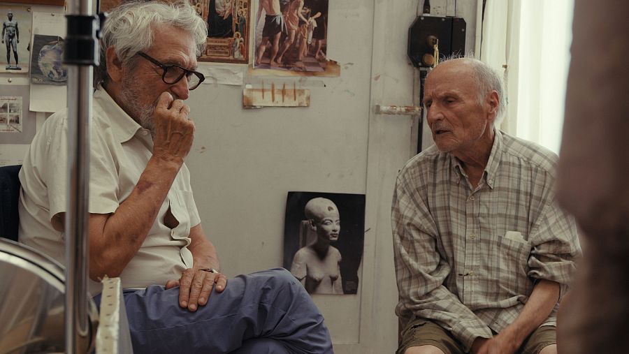 Oscar Tusquets y Antonio López para el documental 'Dios lo ve'