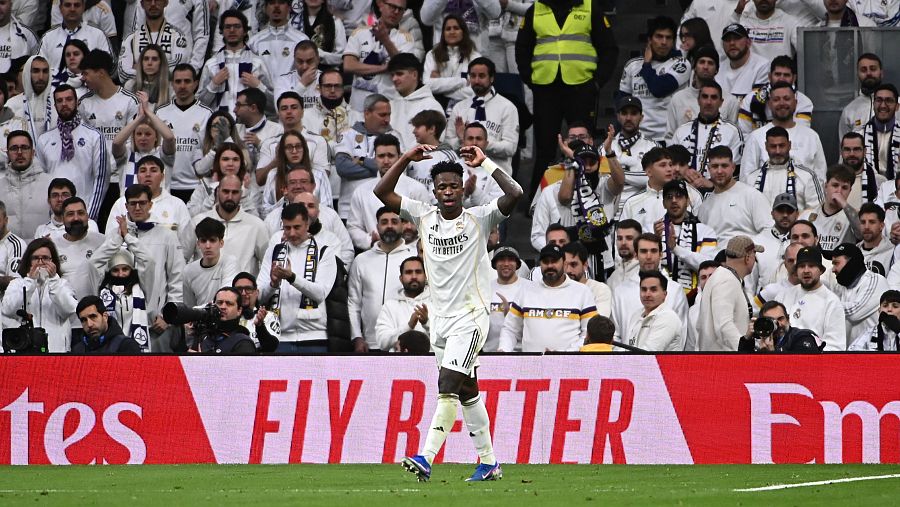 Vinícius ha sido señalado con pitos por el Bernabéu.