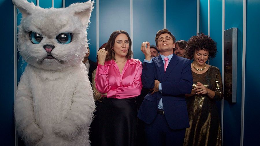 Imitación de Marc Giró y Tamara Falcó en 'Crossobar'