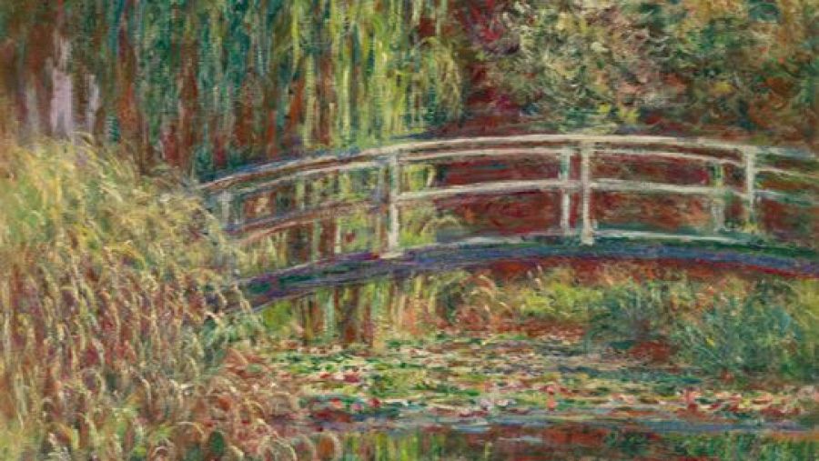 Le Bassin aux nymphéas, harmonie rose (Claude Monet, 1900)