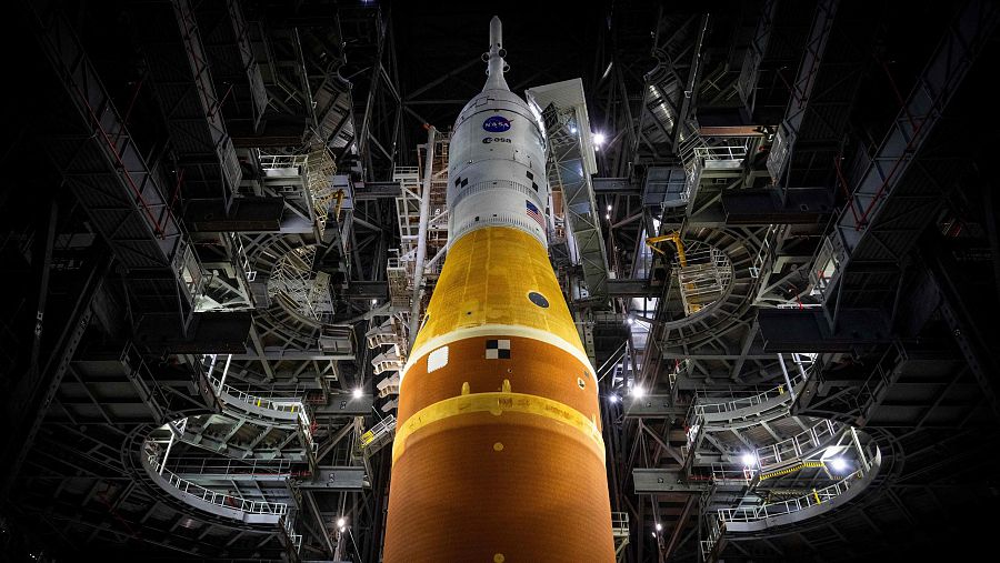 Lanzamiento de la misión Artemis II de la NASA.