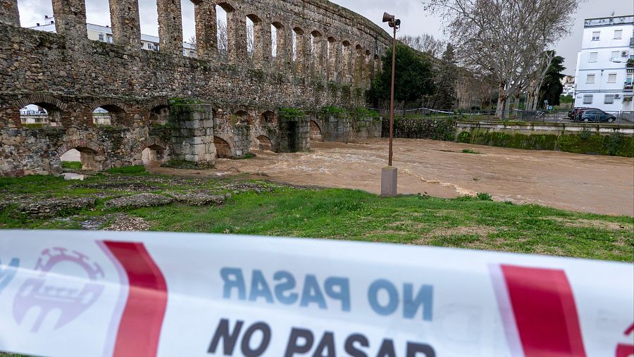 Borrasca Joseph en Extremadura