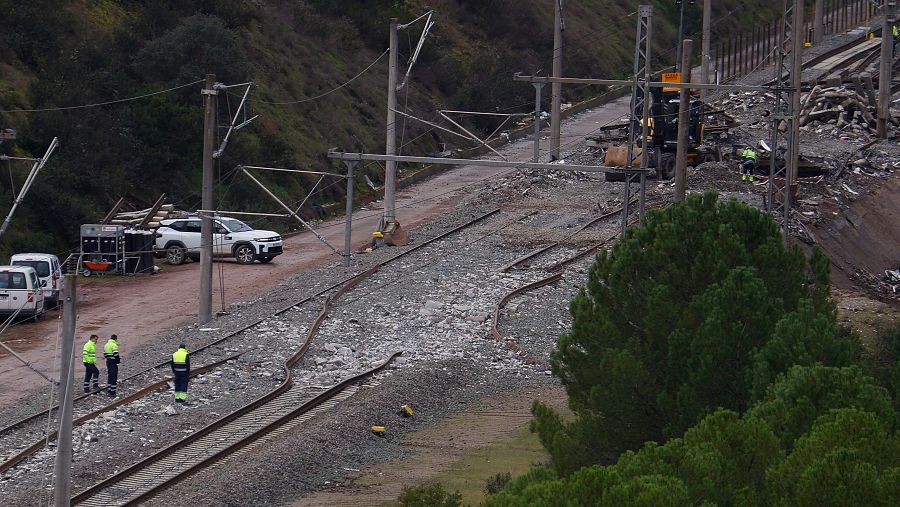 Análisis de las soldaduras de los carriles en el accidente ferroviario de Adamuz.