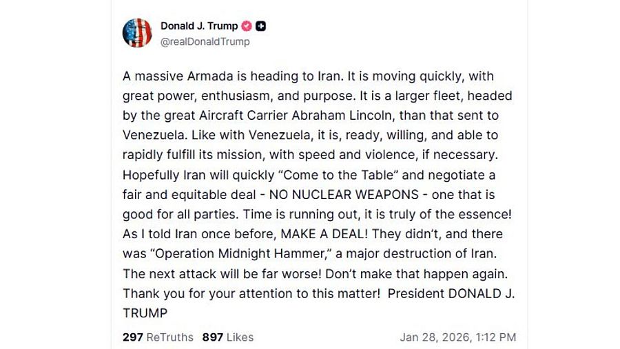 Trump amenaza a Irán