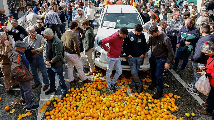Más de 25.000 agricultores se movilizan contra el acuerdo de la UE con el Mercosur y los recortes de la PAC