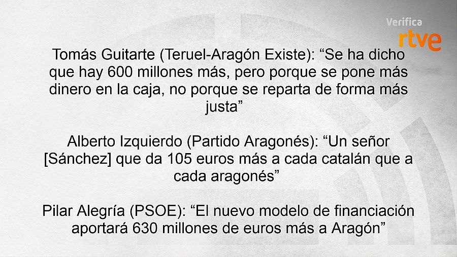 Los candidatos a la Presidencia de Aragón debaten sobre la financiación autonómica