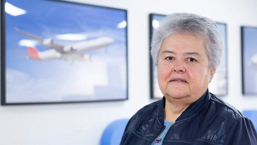 Pilar Vera, presidenta de la Asociación de Afectados del Vuelo JK5022