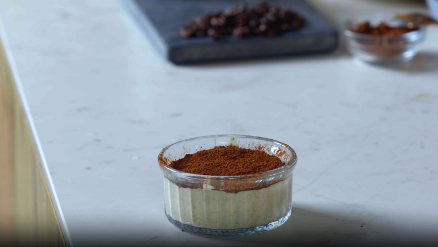 El porridge de tiramisú són les postres del Chef Bosquet.