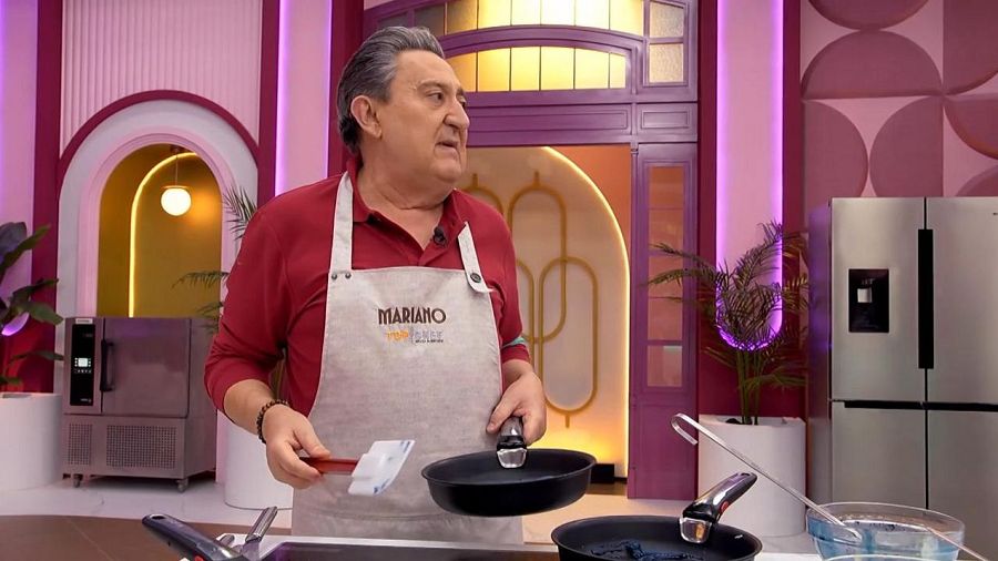 Mariano Peña cocina crepes en 'Top Chef'