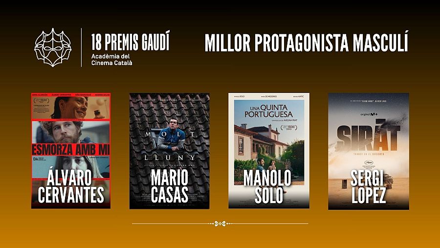 Millor protagonista Masculí - Premis Gaudí 2026