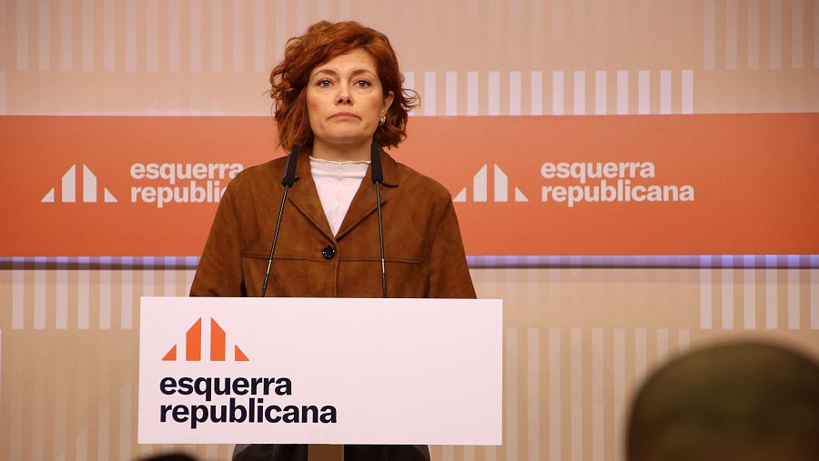 La secretaria general de Esquerra Republicana, Elisenda Alamany.