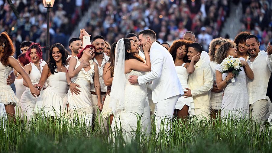 boda en la Super bowl