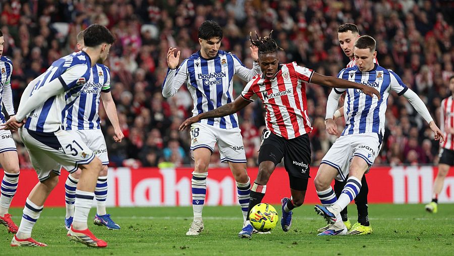 Duelo liguero entre el Athletic Club y la Real Sociedad