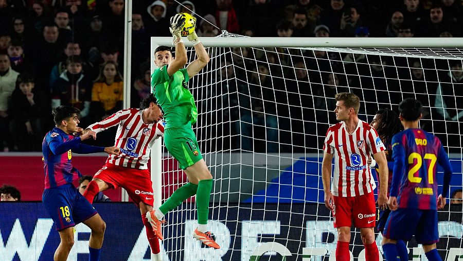 F.C. Barcelona - Atlético de Madrid, en un partido de Liga