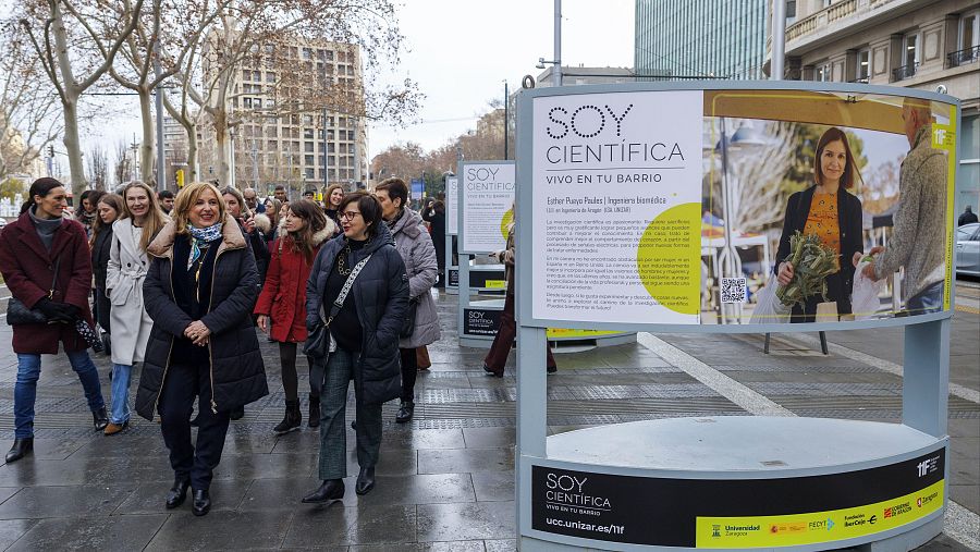 Campaña 'Soy científica. Vivo en tu barrio', organizada por la Universidad de Zaragoza