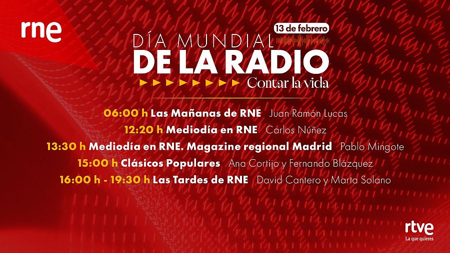 RNE celebra el Día Mundial de la Radio