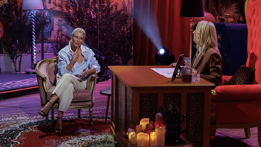 Belén Rueda, en su entrevista con Henar Álvarez.