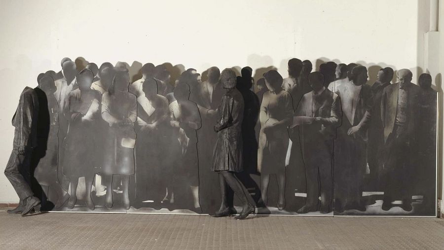 Escena urbana de Canogar