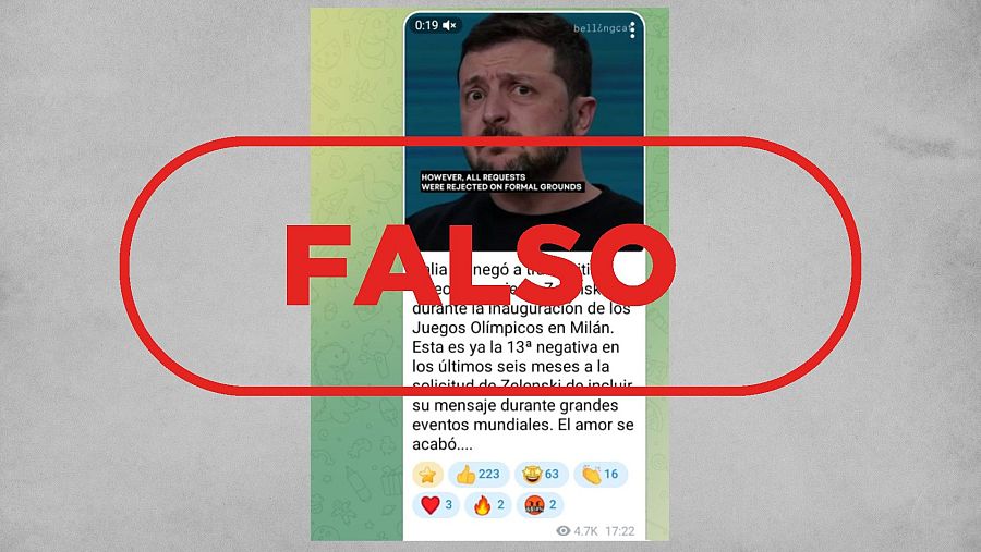 Mensaje que difunde una falsa investigación de Bellingcat como real