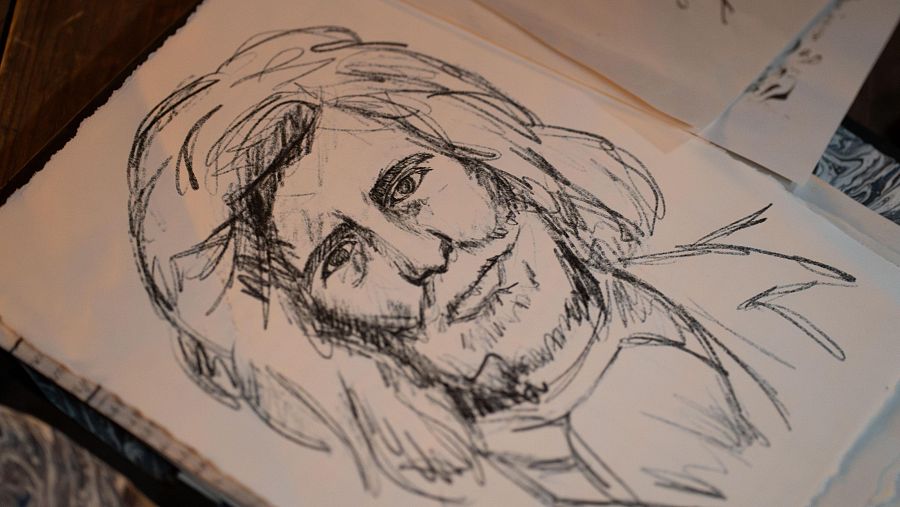 Atanasio ha hecho un retrato de don Eduardo