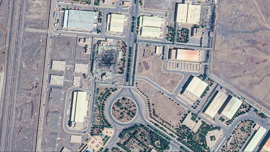 Planta nuclear subterránea de Natanz, en Irán