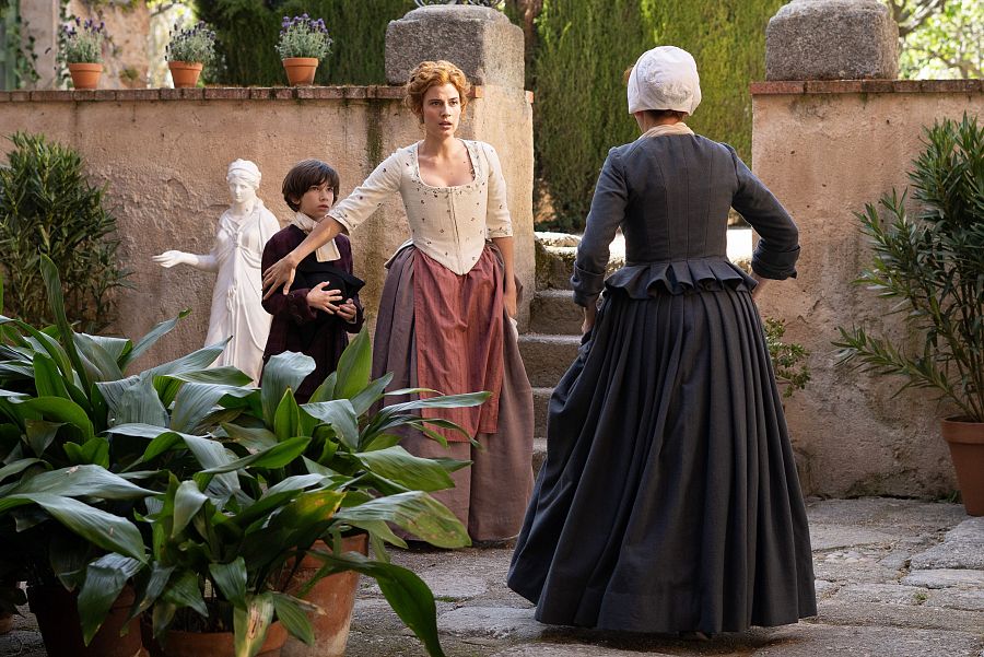 Adriana en el primer capítulo de 'Valle Salvaje'