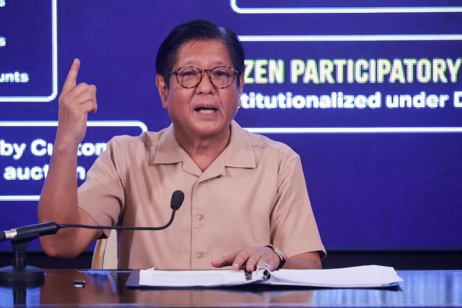 El presidente filipino Ferdinand Marcos Jr.