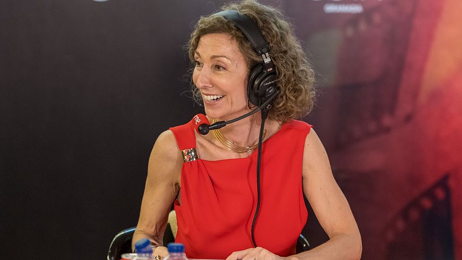 Yolanda Flores, el año pasado en su especial de los Goya en RNE