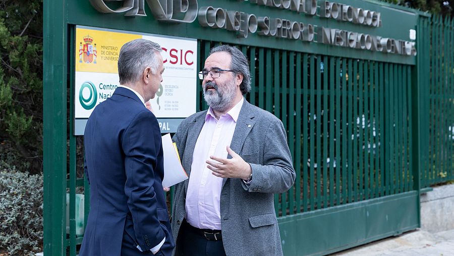 Lluís Montoliu y Jenaro Castro