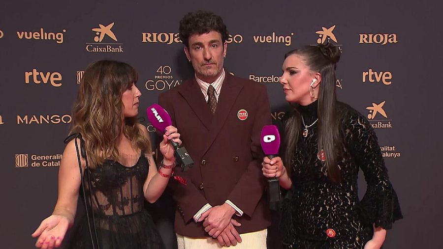 Miki Esparbé, en la alfombra roja