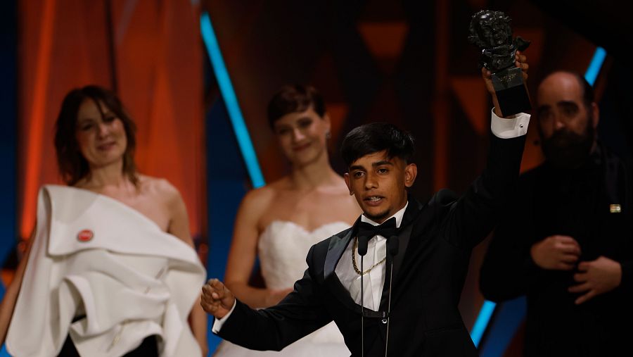 Antonio Fernández Gabarre gana el Goya a mejor actor revelación por su trabajo en ´Ciudad sin sueño´