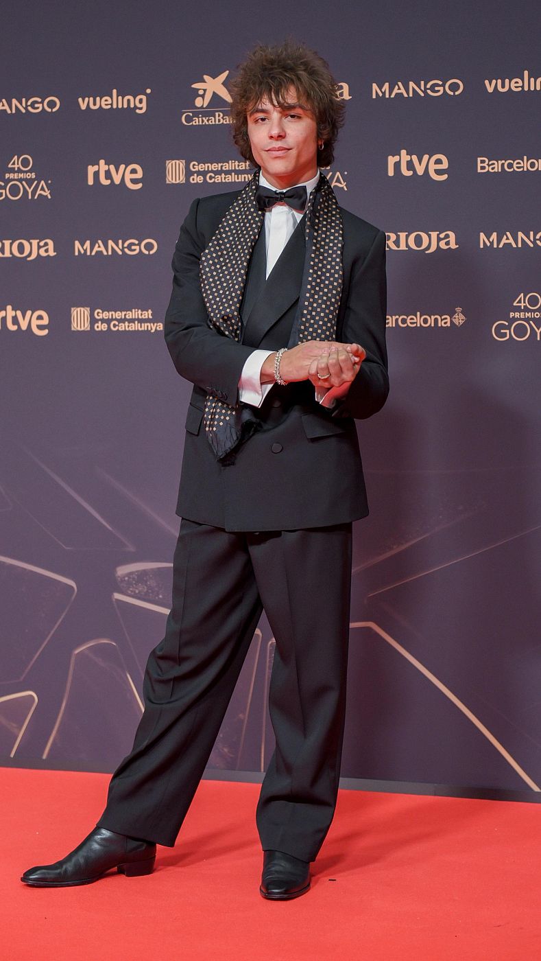 Mitch Robles en la alfombra roja de los Goya 2026