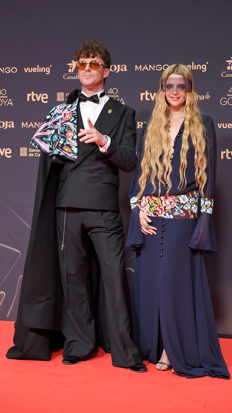 Macarena Gómez y Aldo Comas en la alfombra roja de los Goya 2026